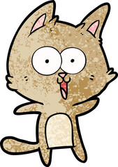 funny cartoon cat