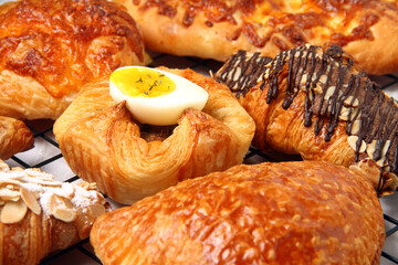Freshly baked pastries