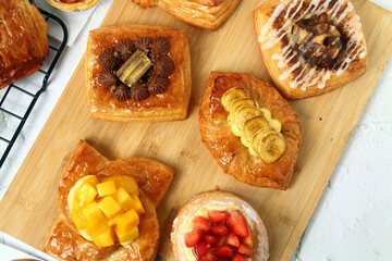 Freshly baked pastries