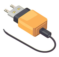 Energy plug illustration