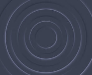 Abstract illustration in neomorphic style. Minimal wallpaper, background. Geometric background with light and shadow, circle shape.