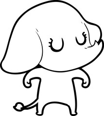 cute cartoon elephant