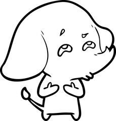 cartoon elephant remembering