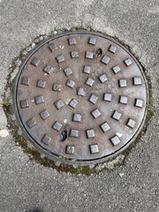 Iron manhole cover