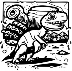 illustration of a dinosaur