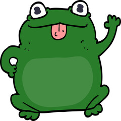 cartoon frog