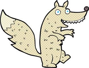 cartoon wolf