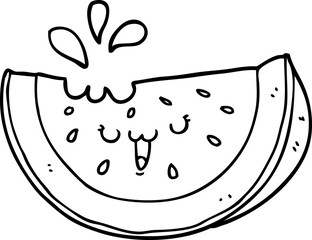 cartoon watermelon