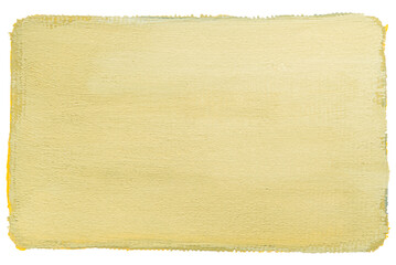 Cutout Yellow mustard brush texture.