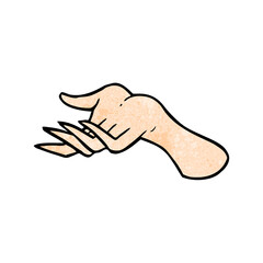cartoon hand