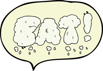 freehand drawn speech bubble cartoon fat symbol