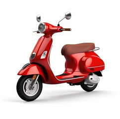 Electric scooter - red