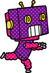 cartoon robot