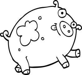 cartoon pig