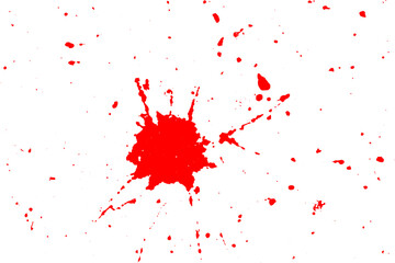 Grunge red droplet splash textured background (Vector). Use for blood decoration, halloween, bleeding injury