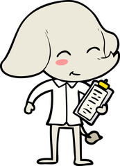 cute cartoon elephant