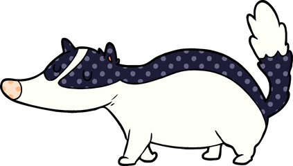 cartoon badger
