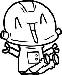 cartoon robot