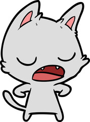 talking cat cartoon
