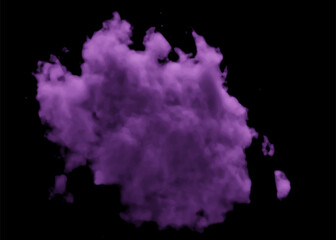 Fototapeta na wymiar White smoke puff isolated on transparent background.. PNG. . Vector illustration