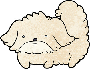 cute cartoon dog