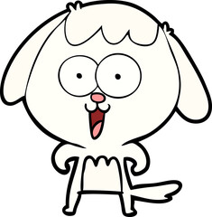 cute cartoon dog