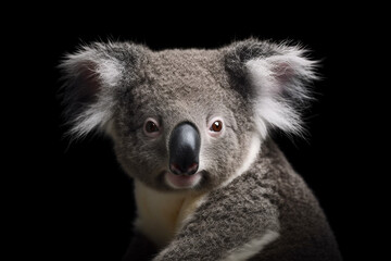 Studio image of an Australian koala