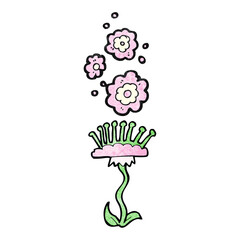 cartoon perfumed flower