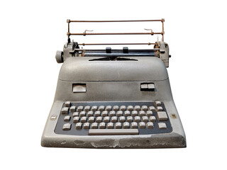 Old electric typewriter PNG transparent