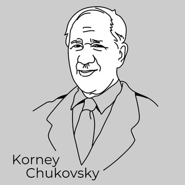 Korney Chukovsky was a Russian Soviet poet, publicist, literary critic, translator and literary critic, children's writer, and journalist. Vector