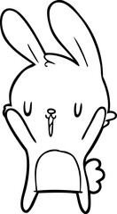 cute cartoon rabbit
