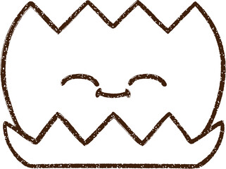 Waterlily Charcoal Drawing