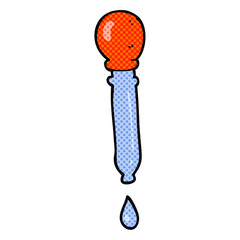 freehand drawn cartoon water dropper