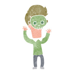 cartoon man in skull mask