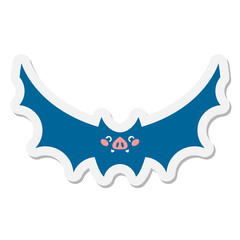 cute halloween bat sticker