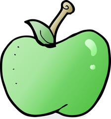 cartoon apple