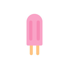 ice cream flat design vector illustration. ice cream popsicle vector illustration