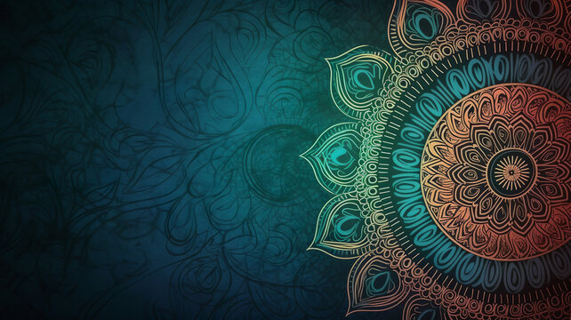 Mandala background, Wallpaper, Generative AI