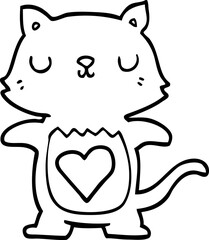 cute cartoon cat