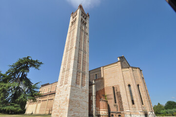 Fototapeta na wymiar San Zeno basilica in Verona