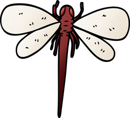 cartoon doodle huge insect