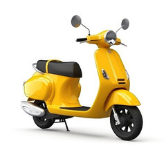Electric scooter - yellow
