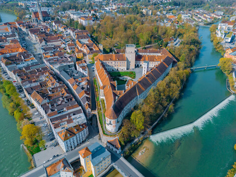 Die Ober&ouml;sterreichische Stadt Steyr von oben