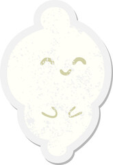 halloween ghost grunge sticker