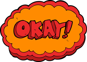 cartoon okay sign