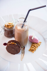 A very chocolatey dessert