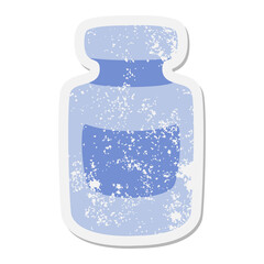 Vaccine grunge sticker