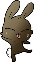 cute cartoon rabbit