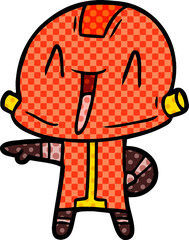 cartoon robot