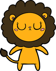 cartoon lion